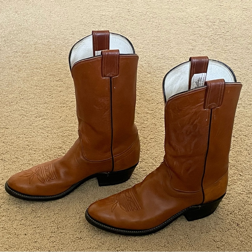 Olathe Custom Cowboy Boots (made in Olathe, Kansas) Fully leather lined